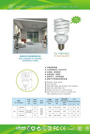 2011年新品T3半螺節能燈 深圳市蘭普源照明科技的創新照明解決方案